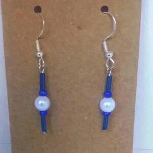 925 beaded earrings